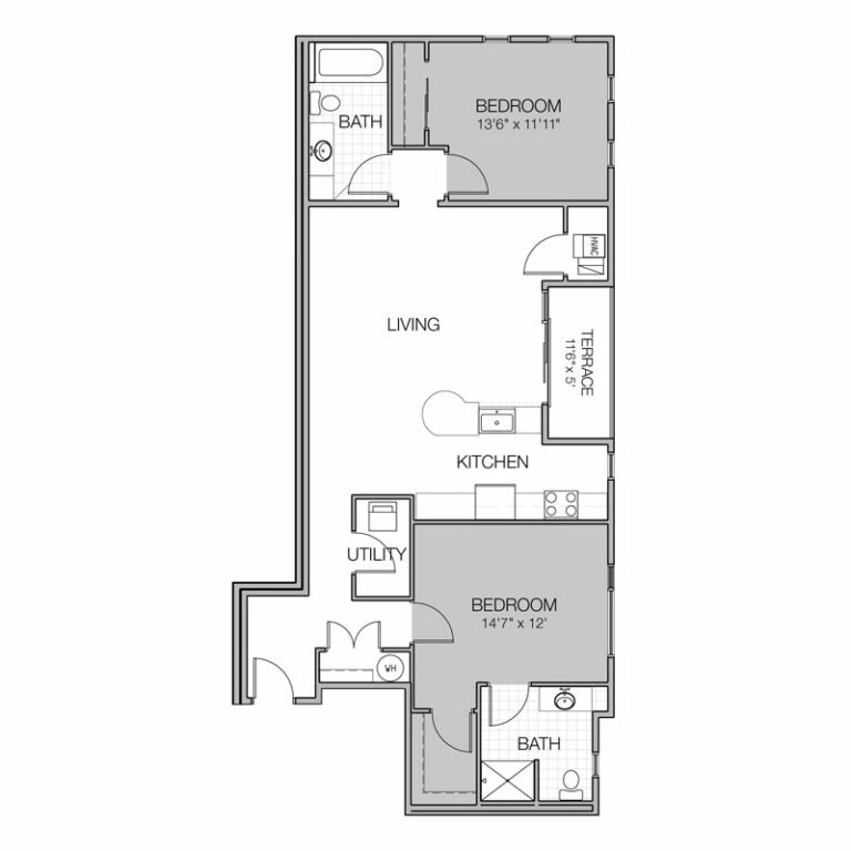 Apartment Floor Plan B