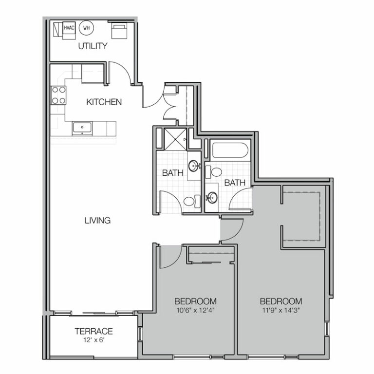 Apartment Floor Plan E