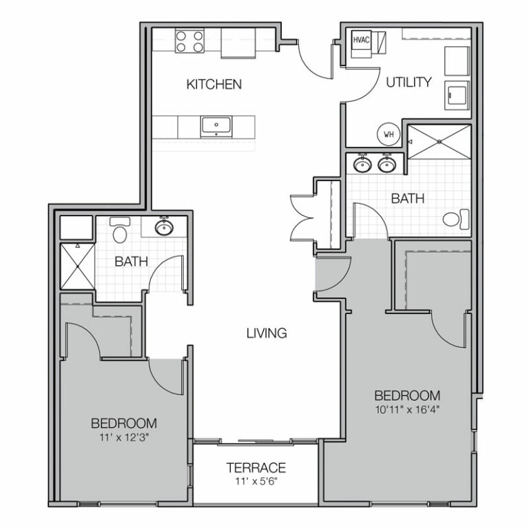 Apartment Floor Plan EE