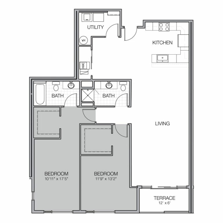 Apartment Floor Plan F