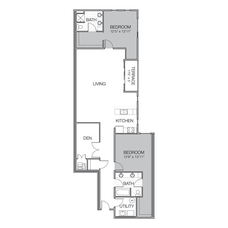 mosaic apartment floor plan m
