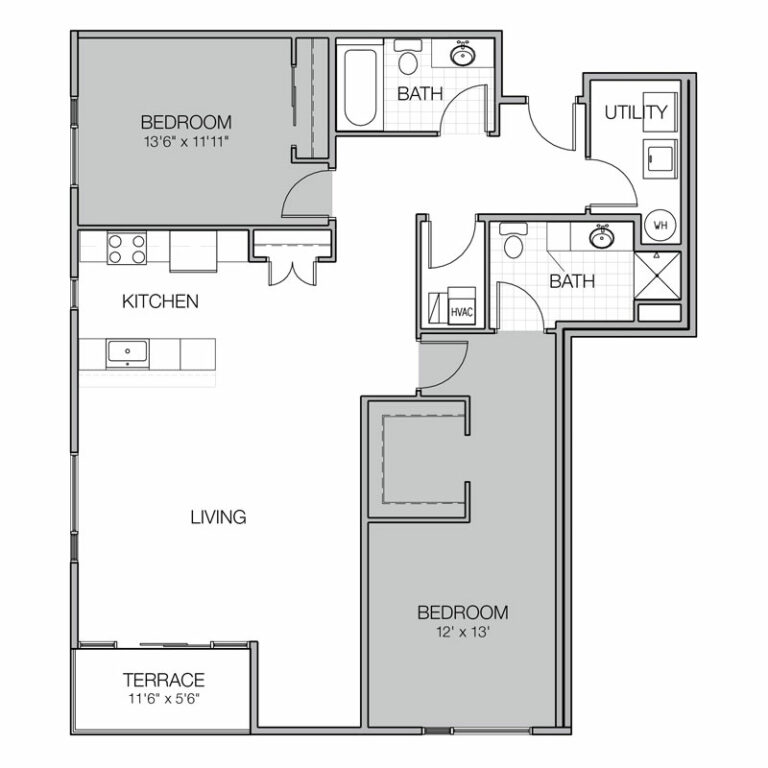 Apartment Floor Plan P