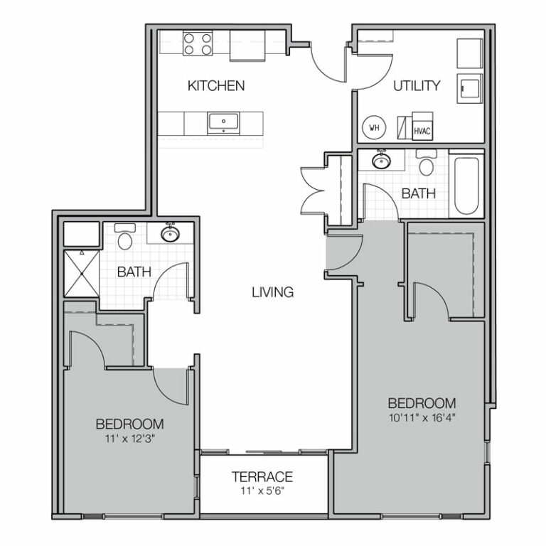 Apartment Floor Plan Q