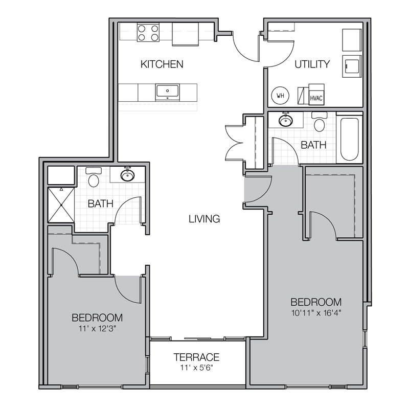 mosaic apartment floor plan q