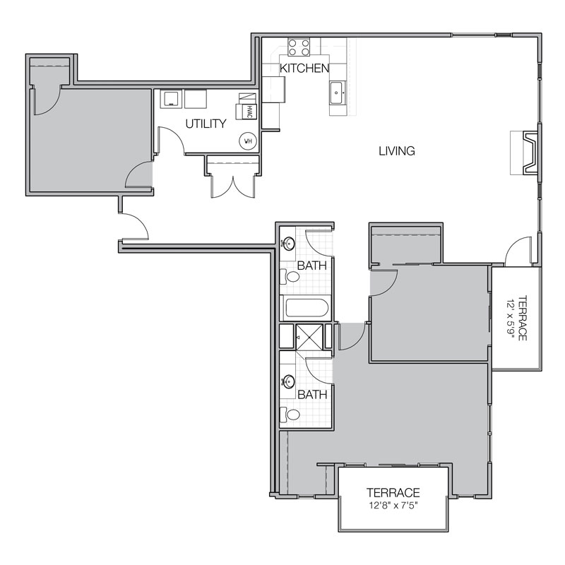 mosaic apartment floor plan u