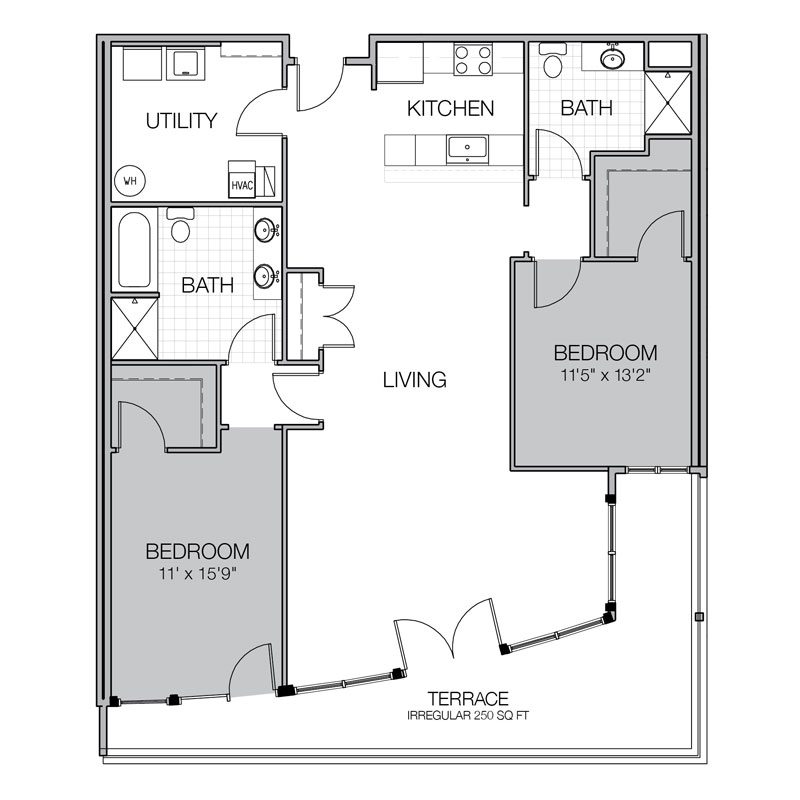 mosaic apartment floor plan v