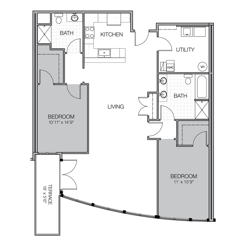 mosaic apartment floor plan w1